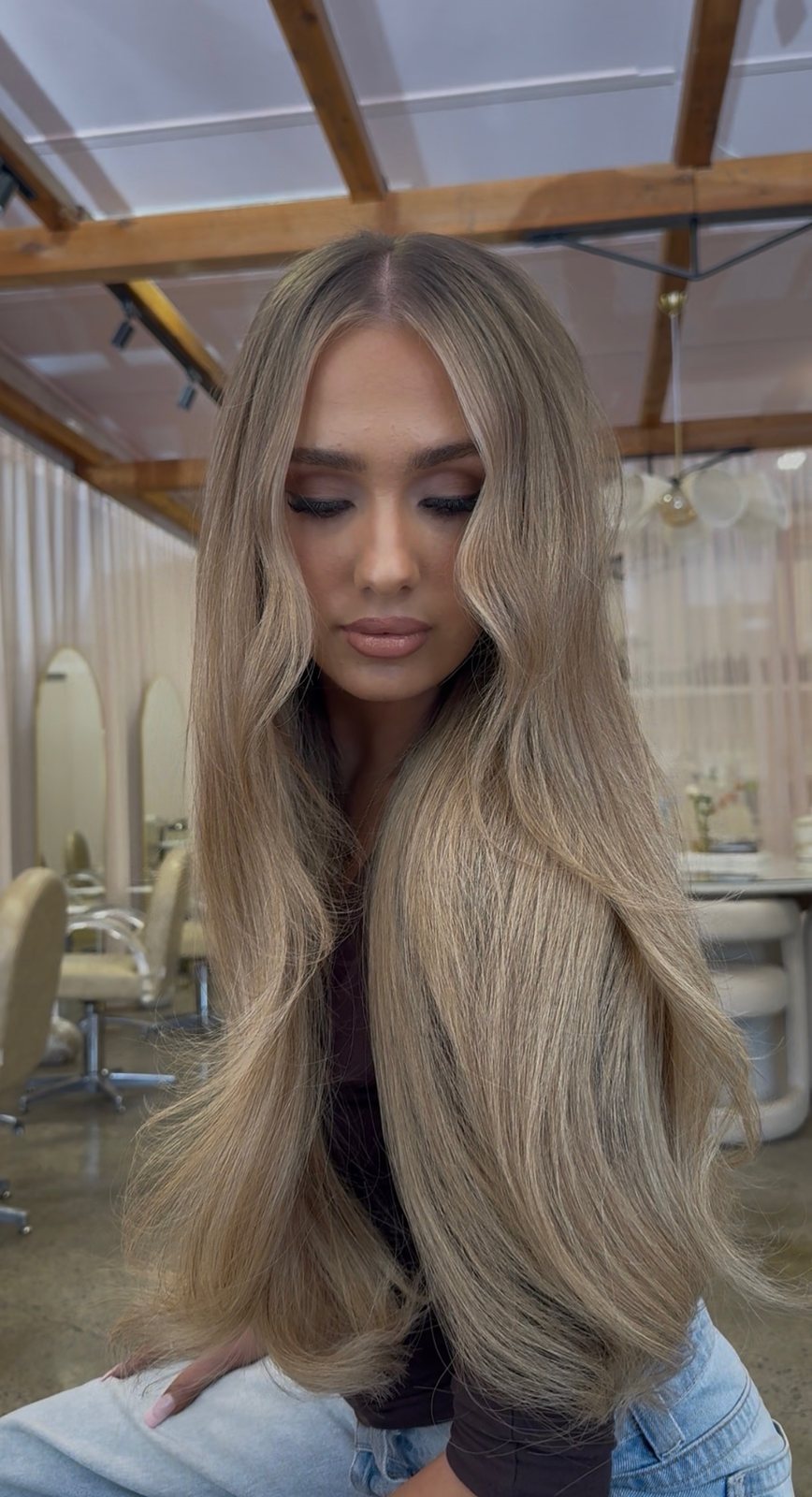 Long soft blonde by Brooke
